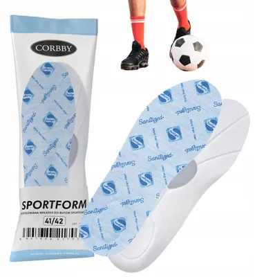 Produktbild von Corbby SPORTFORM MEDIC LINE profilierte Sport-Einlegesohlen antibakteriell Gr. 35/36