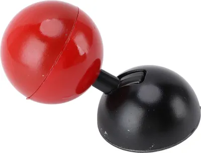 Image de Bouton poussoir de démarrage de voiture couverture en alliage décoratif cool joystick moteur stop Besch��tzerin rouge