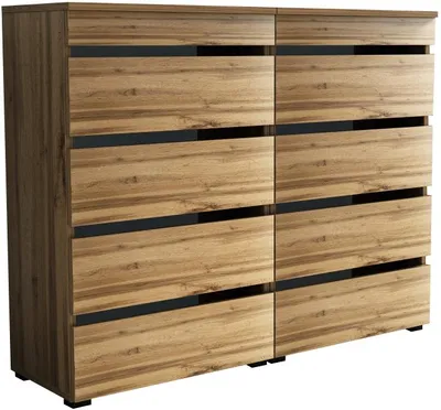 Zdjęcie produktu dla KOMODA Szafka na buty półka 120cm dąb wotan lub biała matowa biały mat 120