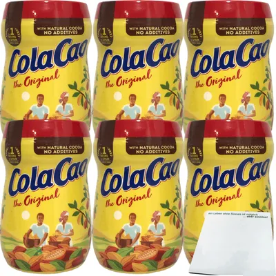 Produktbild von Nutrexpa Kakaopulver Cola Cao Original 6er Pack (6x 390g) + usy Block