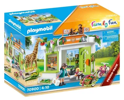 Produktbild von Family Fun 70900 Tierarztpraxis im Zoo Spielzeug für Kinder ab 4 Jahren