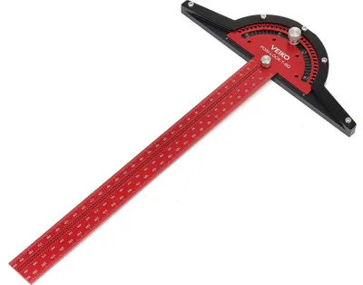 Obrázok produktu pre 300 mm uhlové polohovacie pravítko T-štvorhranné pravítko na opracovanie dreva