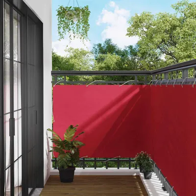 Produktbild von "Summerschlussverkauf "Balkonsichtschutz 1PC - CLORIS - Wetterfest & Windschutz - Bordeauxrot 110x200 cm Oxford-Stoff - Balkonsichtschutz DEMöbel553387