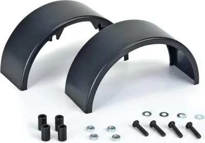 Image de Accessoires pour camions Carson à l'échelle 1:14 - Garde-boue semi-circulaire en plastique (2 pièces)