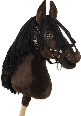 Produktbild von Hobby Horse Large Premium Steckenpferd - dunkelbraun A3