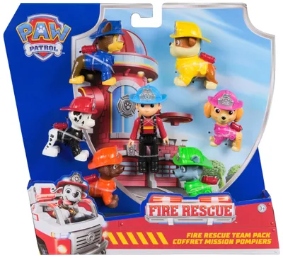 Obrázek produktu pro Tlapková Patrola Fire Rescue Mutibalení Figurek