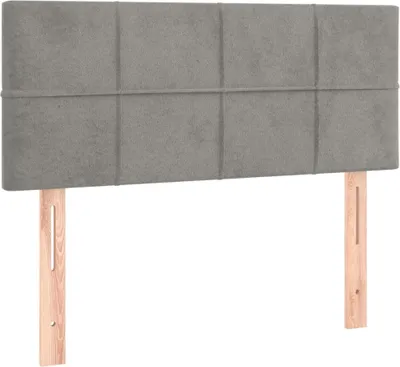 Obrázok produktu pre vidaXL Čelo postele svetlosivé 90x5x78/88 cm Velvet