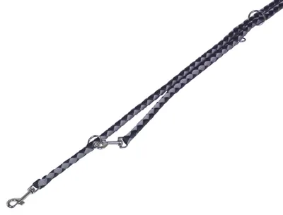 Produktbild von Nobby 80708-05, Hund, Trainingsleine, Schwarz, Grau, Kabel/Schnur, Muster, Nylon