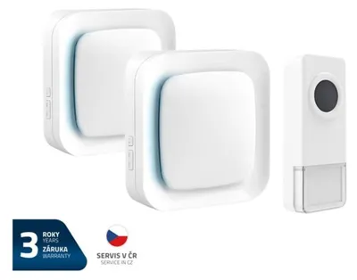 Obrázek produktu pro Zvonek bezdrátový GETI GWD206W sada