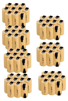 Immagine prodotto di Batteria ricaricabile per utensili elettrici, 1,2V, capacità 2800mAh, confezione da 70 pezzi