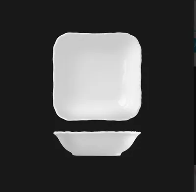 Obrázok produktu pre Misa na kompót štvorcová 13 cm, biely porcelán, Verona, G. Benedikt