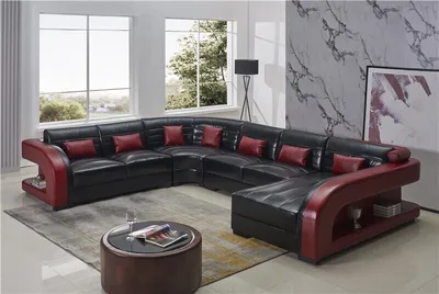 Produktbild von Schwarzer Luxus-Sofa 300 x 382 x 197 cm