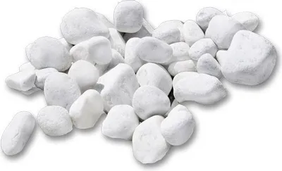 Produktbild von Xaralyn Weiße Kieselsteine (3kg) - Dekorationsmaterial für Kamin - geeignet für Bioethanol-Kamine oder elektrische Kamine