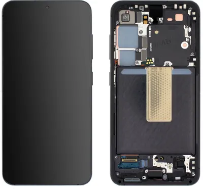 Produktbild von Samsung, LCD Bildschirm Original Touchscreen + Gehäuse – Phantom Black für Samsung Galaxy S23, Schwarz
