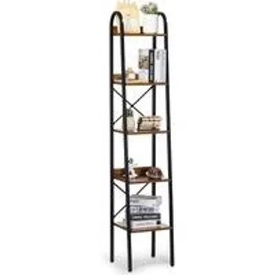 Productafbeelding van Famanu boekenkast - 5 niveaus - Draagvermogen tot 50 kg - 340 x 300 x 1700 mm
