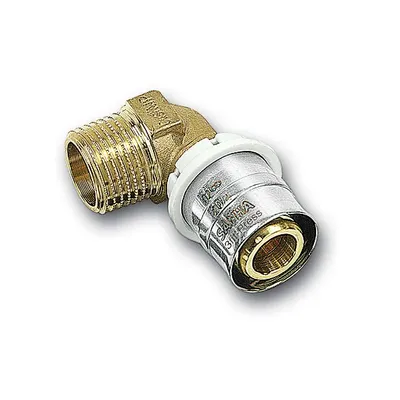 Produktbild von Aluverbund Pressfitting SANHA bleifrei Übergangswinkel Außengewinde 26 x 3 - 1' Multikontur DVGW