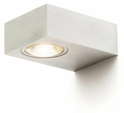 Image de KORSO I applique murale aluminium brossé 230V LED 5W 120° IP54 3000K