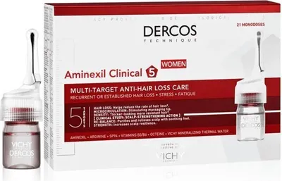 Immagine prodotto di Vichy Dercos Aminexil Clinico 5 per donna 21x6ml