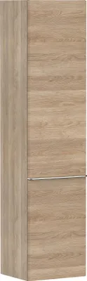 Produktbild von hansgrohe Xelu Q Halbhochschrank, 400x350x1650, 2 Türen, Türanschlag links, 3 Glasfachböden, 54137000