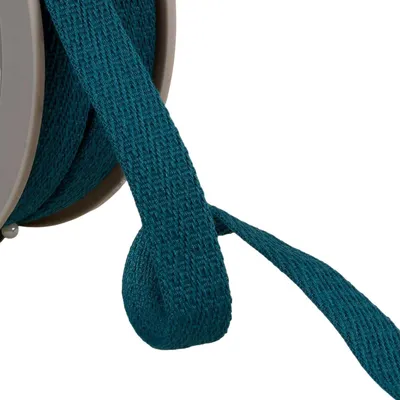 Produktbild von Schrägbandrolle, 25 m, 15 mm, Entenblau
