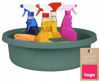 Produktbild von Hoga Runde Kunststoffschüssel 9L Grün