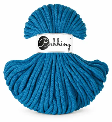 Zdjęcie produktu dla Bobbiny Premium 5 mm 50 m Dopamine Blue Sznurek