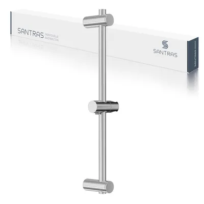 Produktbild von SANTRAS® Brausestange in Chrom - 90 cm Wandstange für Dusche