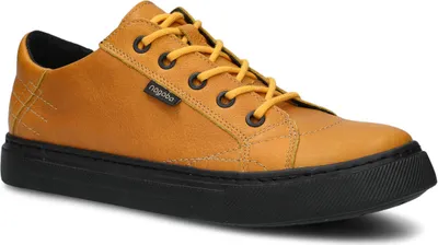 Produktbild von NAGABA Sneaker Herren Halbschuhe Echtleder für Herbst Frühling x, xGelb, 45