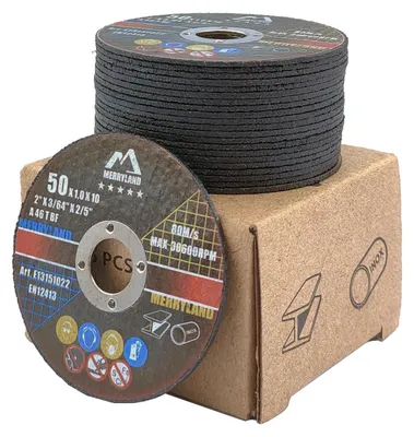 Productafbeelding van 25 stuks doorslijpschijf 50 x 1,0 mm voor metaal en RVS