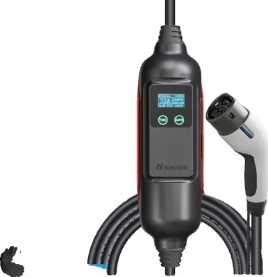Obrázok produktu pre Nabíjačka EV, zástrčka typu 2, IP65, odolná voči poveternostným vplyvom, 22 kW a adaptér, TYPE2-b
