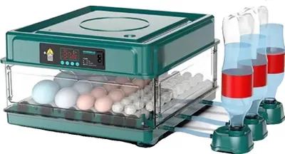 Obrázok produktu pre Inkubátor na vajcia, automatická regulácia teploty, nastaviteľná vzdialenosť, 36 vajec