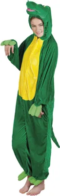 Produktbild von B88048-180 Krokodil Kostüm Damen Herren bis max. 180 cm Körpergröße