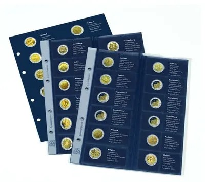 Produktbild von Nachtrag 2023 für Münzalbum Classic-OPTIMA, Europas 2-Euro-Gedenkmünzen