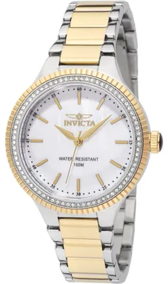 Immagine prodotto di Invicta Angel 49755 Orologio da donna - Movimento al quarzo - Acciaio inossidabile con quadrante in madreperla - 38 mm