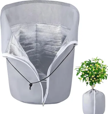 Produktbild von Thermo Topfschutz Pflanzen Winter, Winterschutz Fš¹r Pflanzen Kš¹belpflanzen Frostschutz Pflanzen,Winterschutz Fš¹r Kš¹belpflanzen, Schutztasche Fš¹r Pflanzen Winterschutz