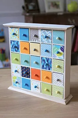 Produktbild von Famanu Schrank mit 25 Schubladen - Beige