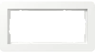 Immagine prodotto di Cornice di copertura Gira 2f o.M., Gira E1, bianco puro, 1 pz.