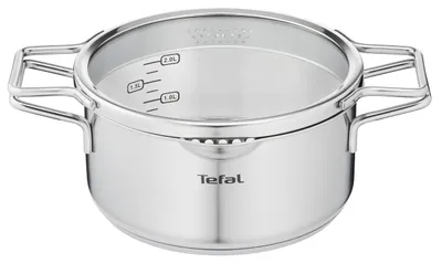 Produktbild von Tefal H85244, Edelstahl, Edelstahl, Edelstahl, Glas, 250 °C, Keramik, Gas, Halogen, Induktion, Versiegelte Platte