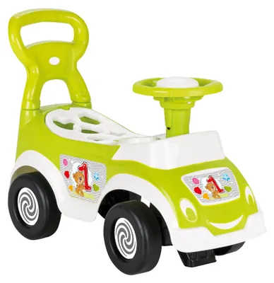 Produktbild von WOOPIE 4-in-1-Laufrad: Sortierspielzeug, Schiebespielzeug, Lauflernhilfe + Hupe + Staufach