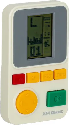 Produktbild von KIK KX3364 – Tragbare Arcade-Spielekonsole, weiß