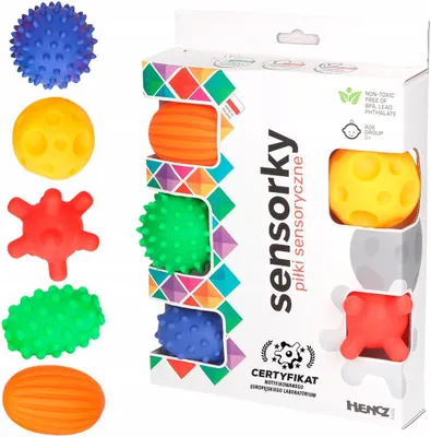Obrázek produktu pro Hencz Toys Sensorky sada 5 senzorických míčků