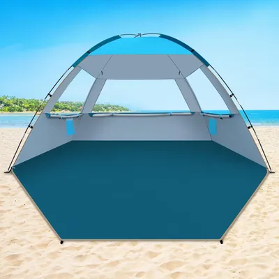 Produktbild von Strandmuschel 4-5 Personen, UPF 50+, leicht, für Strand