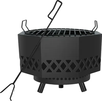 Obrázek produktu pro Krb na dřevo, multifunkční gril, přenosný design, odolná konstrukce