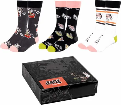 Zdjęcie produktu dla Skarpetki Otaku - Zestaw (3 pary) (rozmiar 40/46)