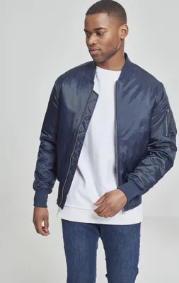 Obrázok produktu pre Bunda Basic Bomber Jacket navy l