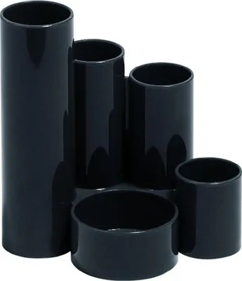 Produktbild von Alco Schreibtischbutler 5 Fächer Kunststoff schwarz