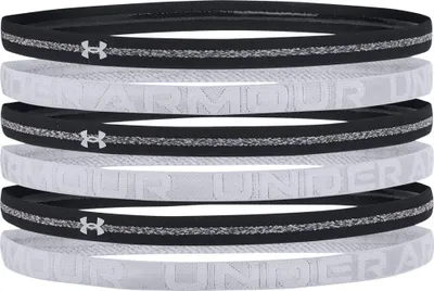 Produktbild von Under Armour Ua Htr Mini Stirnband 6Pk-Schwarz 1311044-001__OSFA