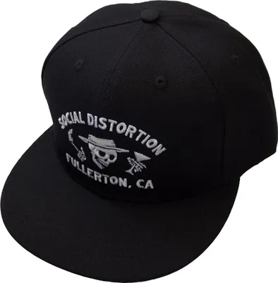 Produktbild von Social Distortion - "Fullerton Skelly" Snapback Mütze für Herren/Damen Uni RO14028 (Einheitsgröße) (Schwarz)