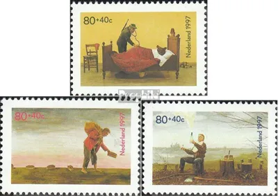 Produktbild von Briefmarken Niederlande 1997 Mi 1632-1634 (kompl.Ausg.) postfrisch Märchen