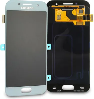 Produktbild von Original Samsung Galaxy A3 A320F (2017) LCD Display Touchscreen Blau GH97-19732C